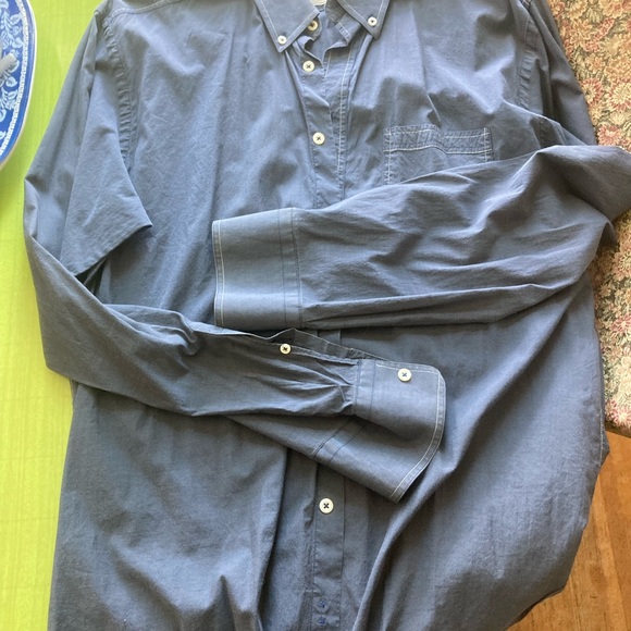 Billy Reid Standard Cut men’s button down Size:L - Picture 5 of 6